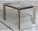 Стол CORNER 120 GLOSS LUXURY PANDORA SOLID CERAMIC / шампань, ®DISAUR в Ростове-на-Дону