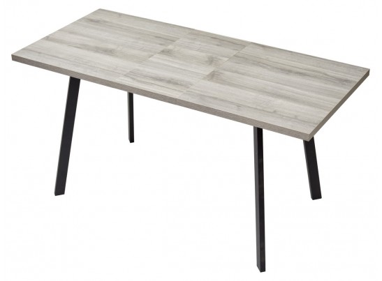 Стол ФИН 120 Дуб Шерман серый/черный каркас в Ростове-на-Дону