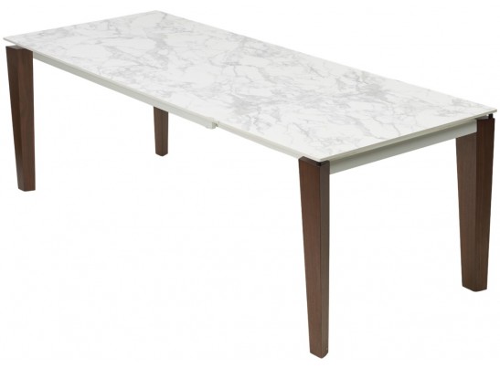 Стол ESMIR 160 MATTE ARABESCATO SOLID CERAMIC/ орех, ®DISAUR Стол ESMIR 160 MATTE ARABESCATO SOLID CERAMIC/ орех, ®DISAUR