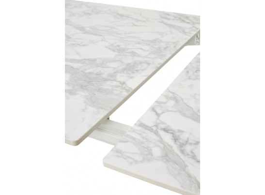 Стол ESMIR 160 MATTE ARABESCATO SOLID CERAMIC/ орех, ®DISAUR Стол ESMIR 160 MATTE ARABESCATO SOLID CERAMIC/ орех, ®DISAUR