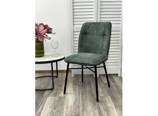 Стул COMO UF998-11 малахит, букле / черный каркас / Товарный знак DISAUR в Ростове-на-Дону
