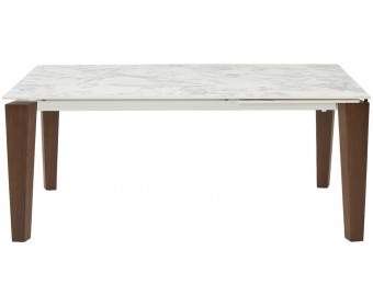 Стол ESMIR 160 MATTE ARABESCATO SOLID CERAMIC/ орех, ®DISAUR Стол ESMIR 160 MATTE ARABESCATO SOLID CERAMIC/ орех, ®DISAUR