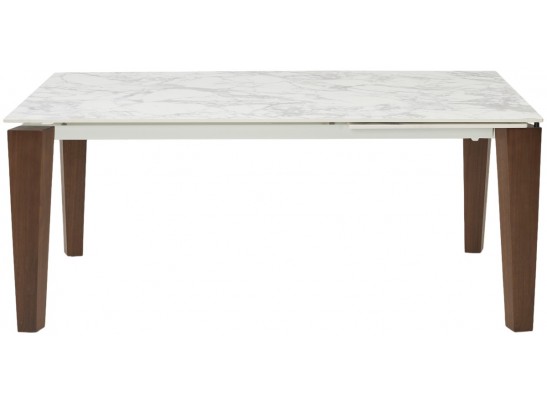 Стол ESMIR 160 MATTE ARABESCATO SOLID CERAMIC/ орех, ®DISAUR Стол ESMIR 160 MATTE ARABESCATO SOLID CERAMIC/ орех, ®DISAUR