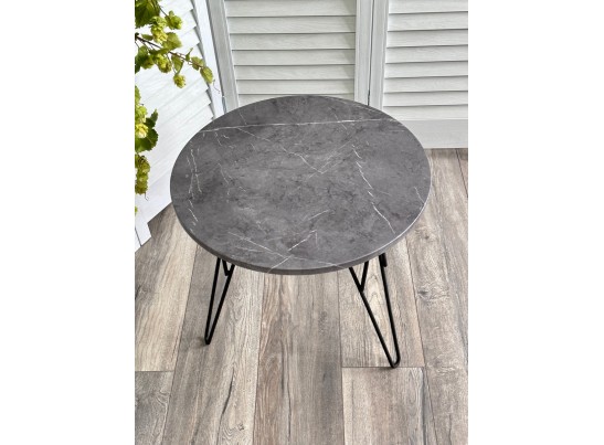 Журнальный столик ОСТИН Мрамор темно-серый / черный каркас в Ростове-на-Дону