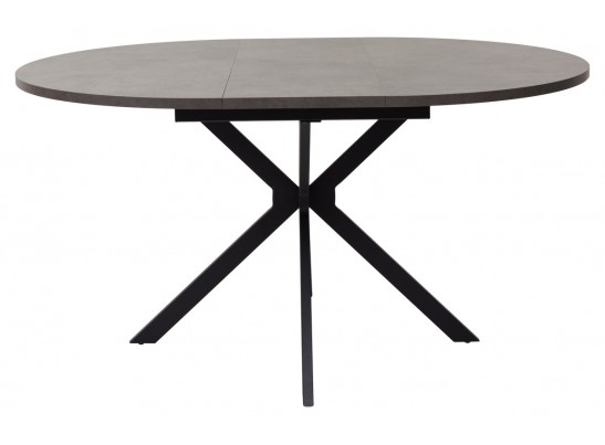 Стол ВЕГА D110 раскладной Бетон Чикаго темно-серый/ черный каркас БЕЗ НДС в Ростове-на-Дону