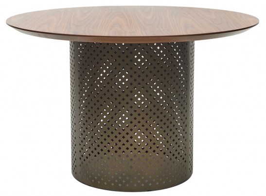 Стол RAFAEL 120 Орех 3001 МДФ / Бронза, ®DISAUR в Ростове-на-Дону