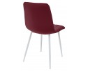Стул DUBLIN G108-38 винный, велюр / белый каркас в Ростове-на-Дону