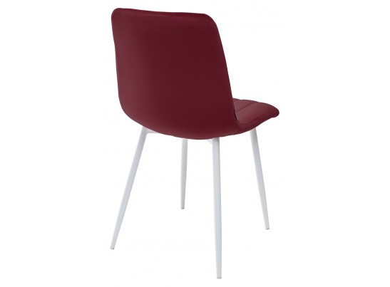 Стул DUBLIN G108-38 винный, велюр / белый каркас в Ростове-на-Дону