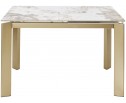 Стол CORNER 120 GLOSS LUXURY PANDORA SOLID CERAMIC / шампань, ®DISAUR в Ростове-на-Дону