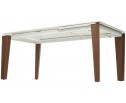 Стол ESMIR 160 MATTE ARABESCATO SOLID CERAMIC/ орех, ®DISAUR Стол ESMIR 160 MATTE ARABESCATO SOLID CERAMIC/ орех, ®DISAUR