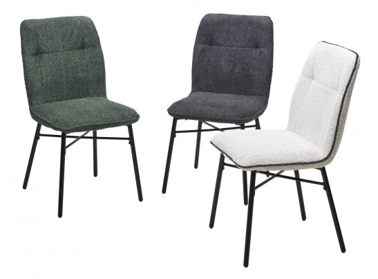 Стул COMO UF998-11 малахит, букле / черный каркас / Товарный знак DISAUR в Ростове-на-Дону