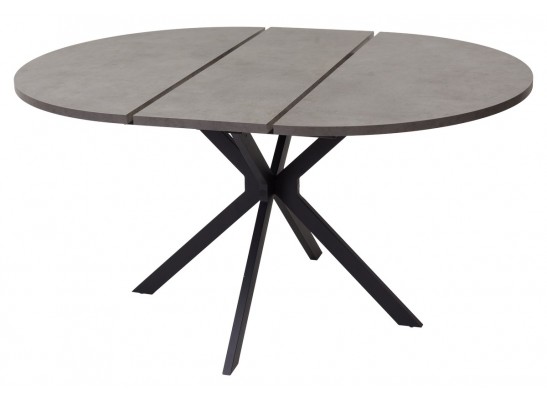 Стол ВЕГА D110 раскладной Бетон Чикаго темно-серый/ черный каркас БЕЗ НДС в Ростове-на-Дону