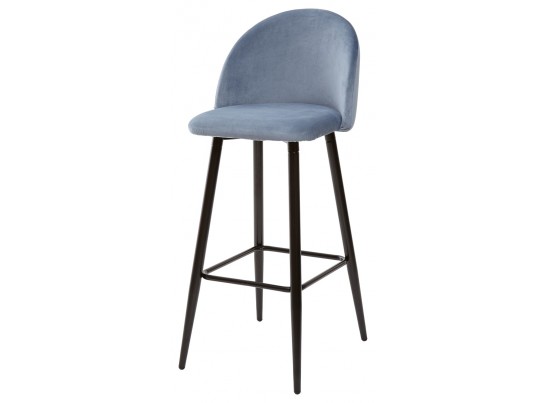 Барный стул MALIBU пудровый синий, велюр G108-56 в Ростове-на-Дону