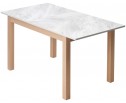 Стол TME-6931 MBH SWEDEN белый мрамор / MILKY WHITE M-City в Ростове-на-Дону
