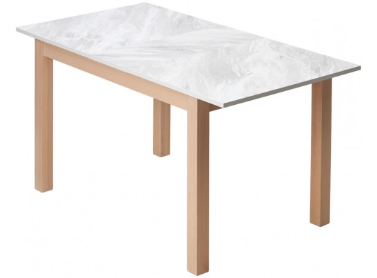 Стол TME-6931 MBH SWEDEN белый мрамор / MILKY WHITE M-City в Ростове-на-Дону