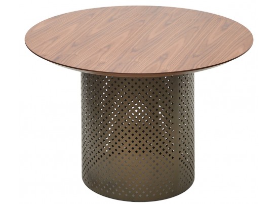 Стол RAFAEL 120 Орех 3001 МДФ / Бронза, ®DISAUR в Ростове-на-Дону