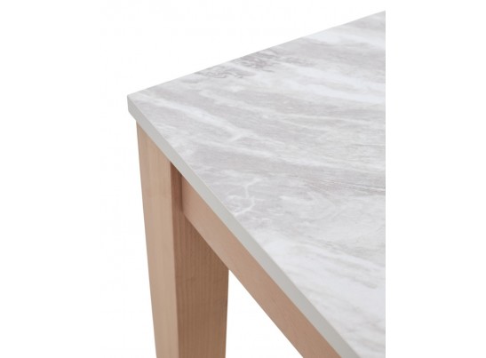 Стол TME-6931 MBH SWEDEN белый мрамор / MILKY WHITE M-City в Ростове-на-Дону