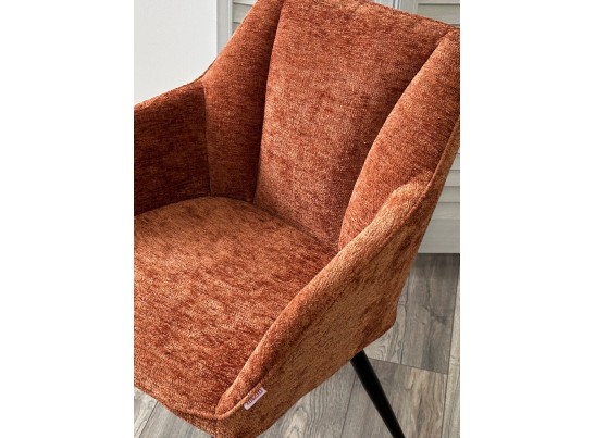 Стул REFLET 3018-09 терракотовый, шенилл / черный каркас, ®DISAUR в Ростове-на-Дону