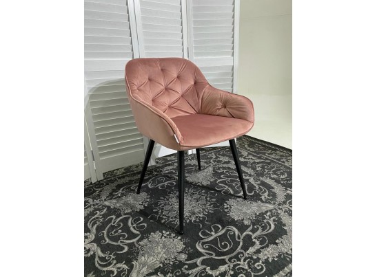 Стул BREEZE BLUVEL-52 PINK/ черный каркас, велюр в Ростове-на-Дону