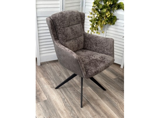 Стул GARLAND 360 град. поворот. HAGA-16 Серый, ткань/ GINO-457 Серый, ткань/ Черный, ®DISAUR