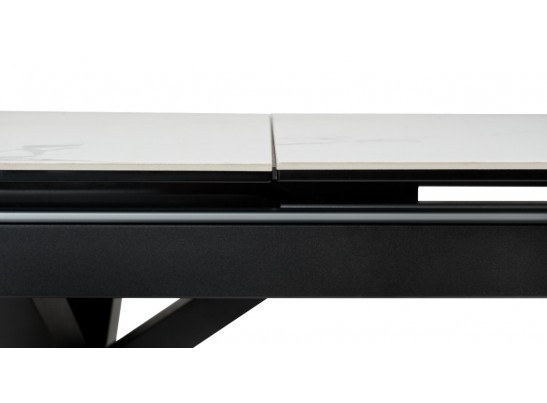 Стол ROVIGO 170 HIGH GLOSS STATUARIO Белый мрамор глянцевый, керамика/ черный каркас в Ростове-на-Дону Стол ROVIGO 170 HIGH GLOSS STATUARIO Белый мрамор глянцевый, керамика/ черный каркас в Ростове-на-Дону