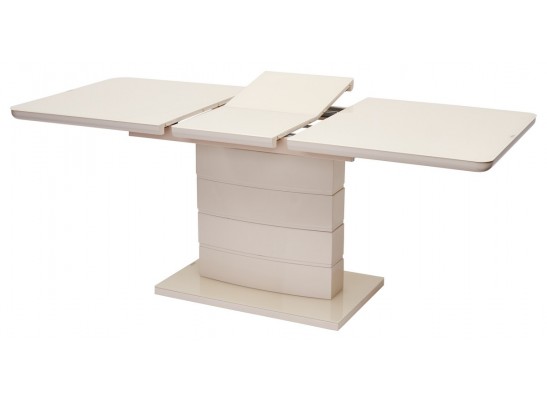 Стол ALTA 140 BEIGE / супер бежевое глянцевое стекло в Ростове-на-Дону