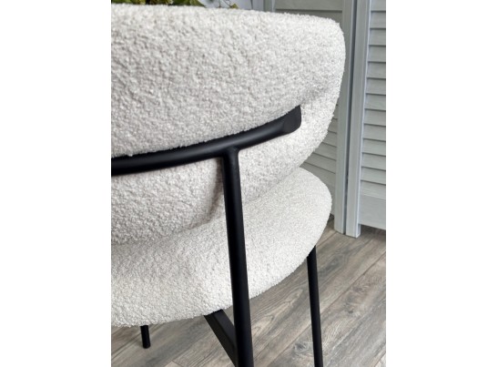 Стул ЛЕОНАРДО Soul 000 Белый, букле / черный каркас в Ростове-на-Дону