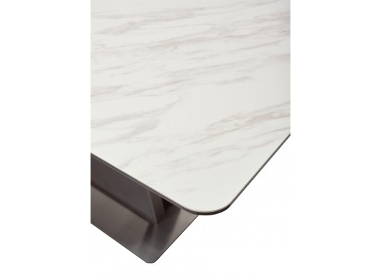 Стол OSVALD 160 MARBLES KL-99 Белый мрамор, итальянская керамика в Ростове-на-Дону