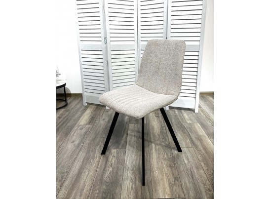 Стул ELVIS WZ2042-02 светло-бежевый фактурный велюр/ черный каркас в Ростове-на-Дону