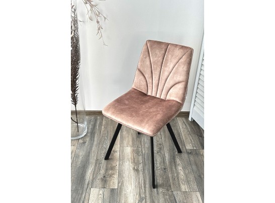 Стул ARFA UF912-10B античный бежевый, велюр без "пальчикового" эффекта/ черный каркас, ®DISAUR в Ростове-на-Дону