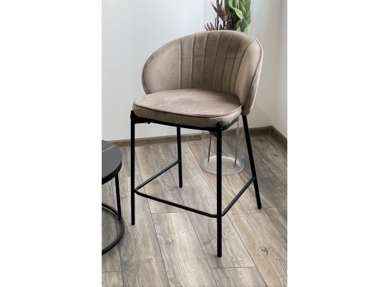 Полубарный стул WENDY BLUVEL-40 BEIGE (H=65), велюр в Ростове-на-Дону