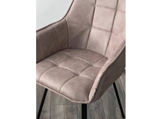 Стул MAVERICK 360 град. поворот. HK007-04 Латте, искусственная замша / черный каркас, в Ростове-на-Дону