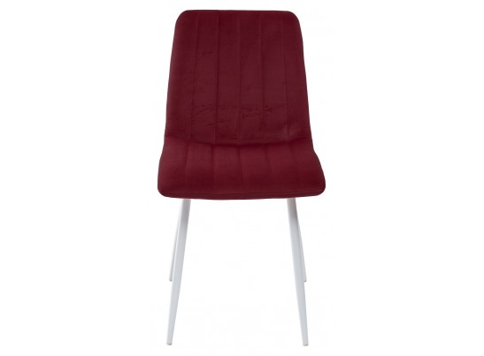 Стул DUBLIN G108-38 винный, велюр / белый каркас в Ростове-на-Дону