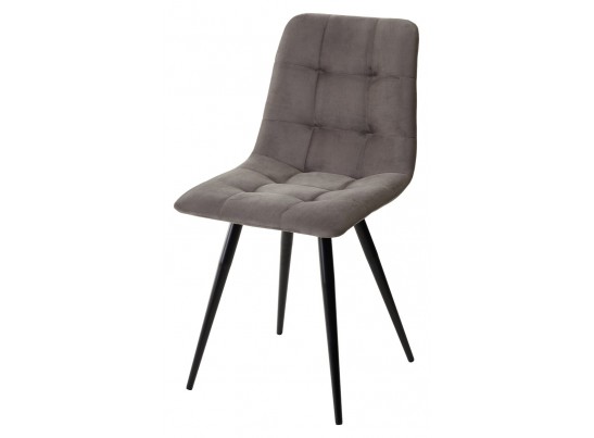 Стул CHILLI-Q графит #14, велюр / черный каркас, 4 шт/ 1 к, в Ростове-на-Дону