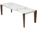 Стол ESMIR 160 MATTE ARABESCATO SOLID CERAMIC/ орех, ®DISAUR Стол ESMIR 160 MATTE ARABESCATO SOLID CERAMIC/ орех, ®DISAUR