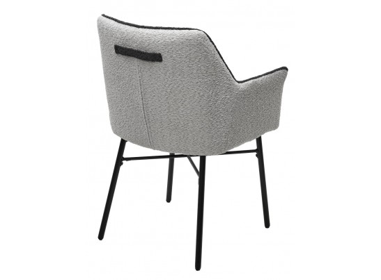 Стул AGIRA UF998-14 светло-серый, букле / UF998-16 темно-серый / черн. каркас / Товарный знак DISAUR в Ростове-на-Дону