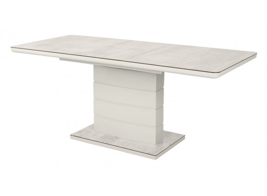 Стол ALTA 140 BEIGE/ CAPPUCINO глазурованное стекло в Ростове-на-Дону