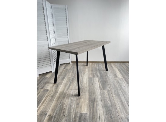 Стол ФИН 120 Дуб Шерман серый/ черный каркас в Ростове-на-Дону