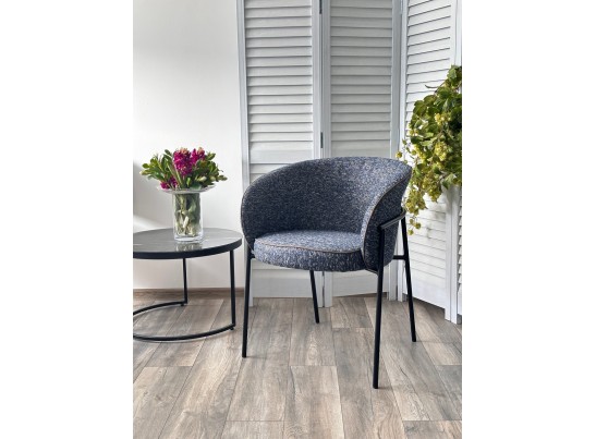 Стул GUST цвет стальной синий TOPIC 330 / черный каркас / Товарный знак DISAUR в Ростове-на-Дону