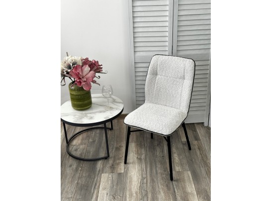 Стул COMO UF998-14 светло-серый, букле / UF998-16 темно-серый / черный каркас / Товарный знак DISAUR в Ростове-на-Дону