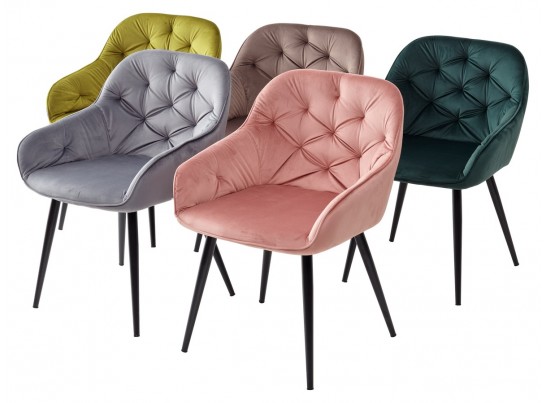 Стул BREEZE BLUVEL-78 GREEN, велюр / черный каркас, велюр в Ростове-на-Дону