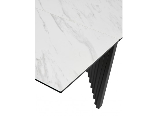Стол IVAR 180 MARBLES KL-99 Белый мрамор, итальянская керамика/серый, ®DISAUR в Ростове-на-Дону Стол IVAR 180 MARBLES KL-99 Белый мрамор, итальянская керамика/серый, ®DISAUR в Ростове-на-Дону