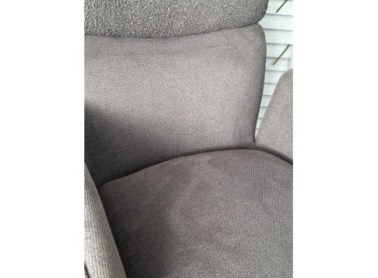 Стул TRIS 360 град. поворот с возвратом, Davis Nowo 92 серый, букле /Point 90 серый/ Черный, ®DISAUR в Ростове-на-Дону