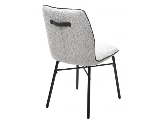 Стул COMO UF998-14 светло-серый, букле / UF998-16 темно-серый / черный каркас / Товарный знак DISAUR в Ростове-на-Дону