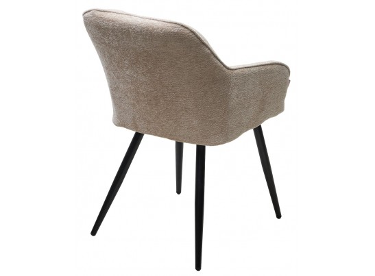 Стул REFLET 3018-10 бежевый, шенилл / черный каркас, ®DISAUR в Ростове-на-Дону