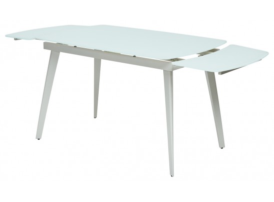 Стол ELIOT 120 FROSTED SUPER WHITE белое матовое стекло/ белый каркас в Ростове-на-Дону