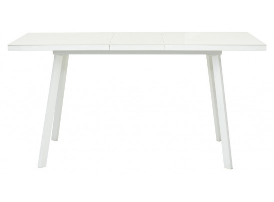 Стол ФИН 120 Латте, стекло/Белый каркас в Ростове-на-Дону