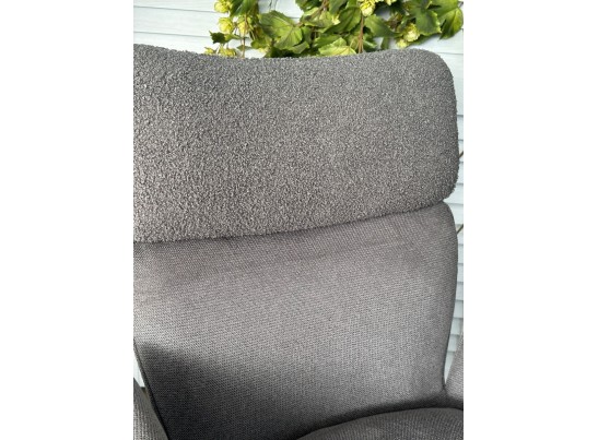 Стул TRIS 360 град. поворот с возвратом, Davis Nowo 92 серый, букле /Point 90 серый/ Черный, ®DISAUR в Ростове-на-Дону