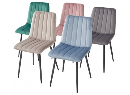 Стул DUBLIN G108-15 пепел розы, велюр / темно-серый каркас в Ростове-на-Дону