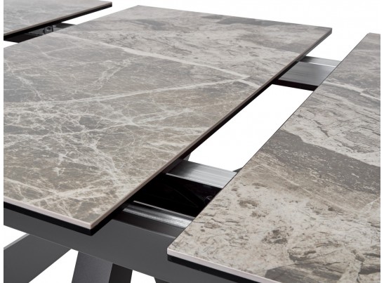 Стол ROVIGO 170 ITALIAN DARK GREY Серый мрамор глянцевый, керамика/ GREY1 каркас в Ростове-на-Дону Стол ROVIGO 170 ITALIAN DARK GREY Серый мрамор глянцевый, керамика/ GREY1 каркас в Ростове-на-Дону